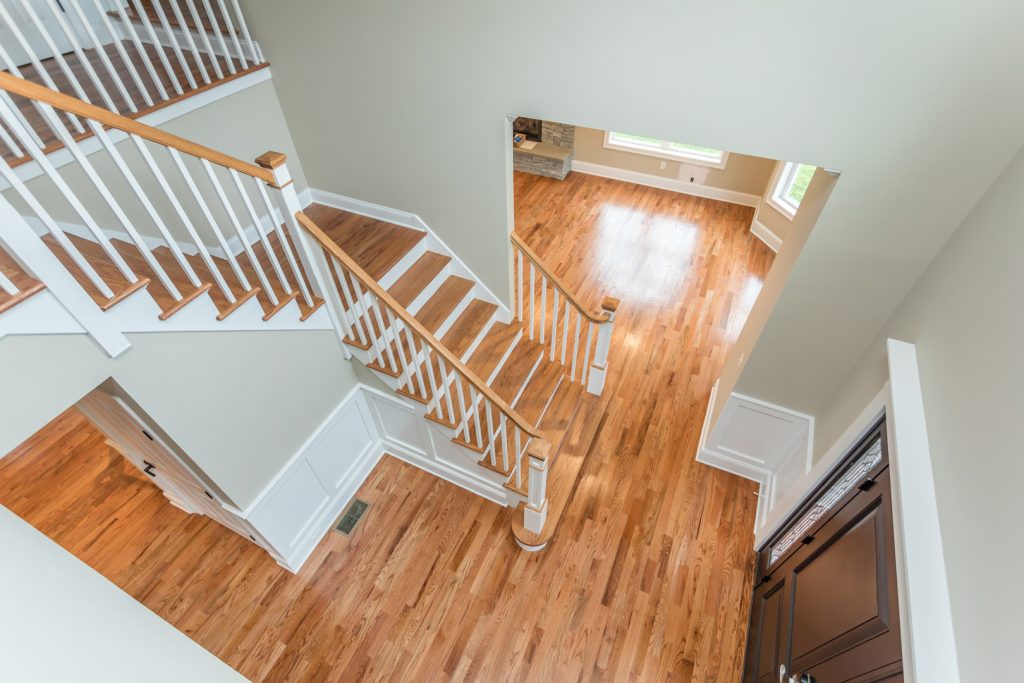 stairs of 2021 HOBI “Best Spec Home $750k – $1M”