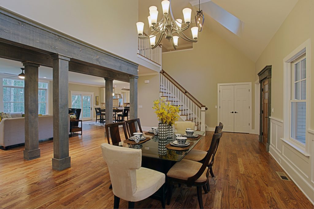 dining room of 2014 HOBI “Best Spec Home $750,000-1 Million”